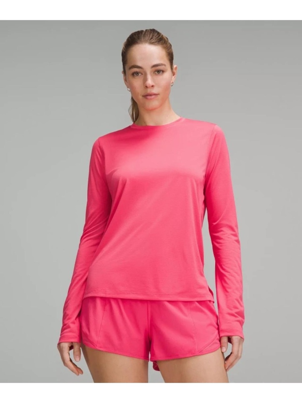 Lululemon Ultralight Hip-Length Long-Sleeve Shirt Light Vapor